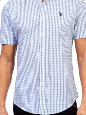 Ralph Lauren Light Blue Checkered Shirt